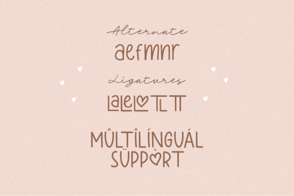 Brownies Lover Font PNG with transparent background - Preview 1