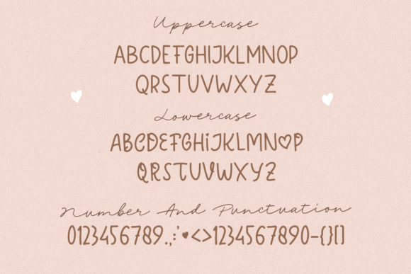 Brownies Lover Font PNG with transparent background - Preview 2