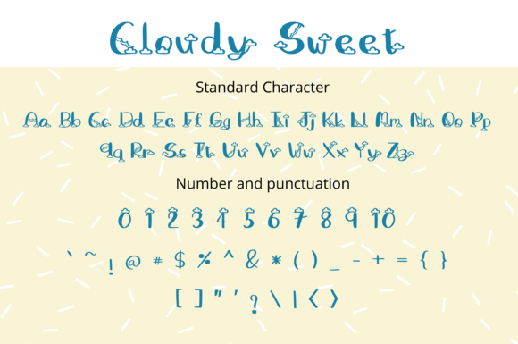 Cloudy Sweet Font - Preview 2