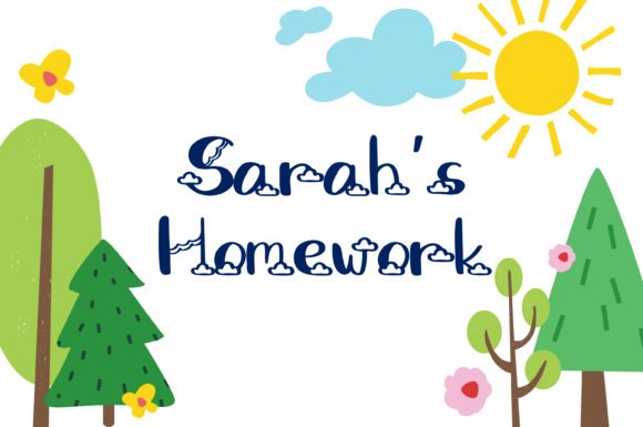 Cloudy Sweet Font - Preview 5