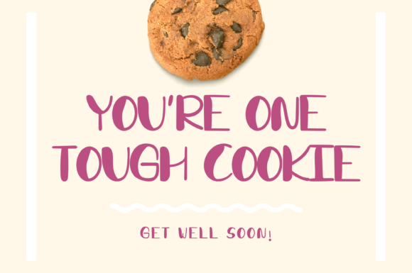 Cookie Chip Font PNG with transparent background - Preview 5