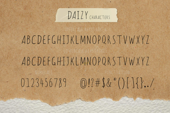 Daizy Font - Preview 2