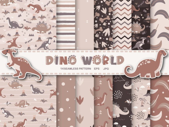 Digital Paper Pack Dino World