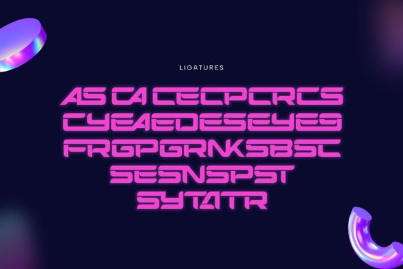 Esport Graph Font PNG with transparent background - Preview 2