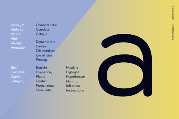 HU Basic Sans Font PNG with transparent background - Preview 1