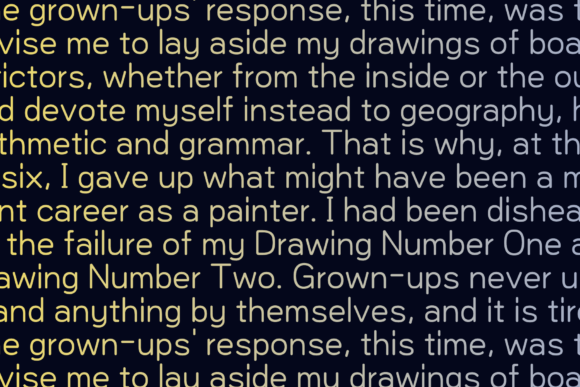 HU Basic Sans Font PNG with transparent background - Preview 2