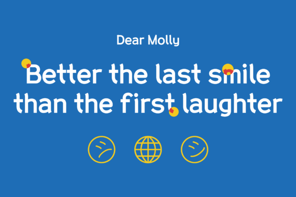 HU Dear Molly Font font preview - 1