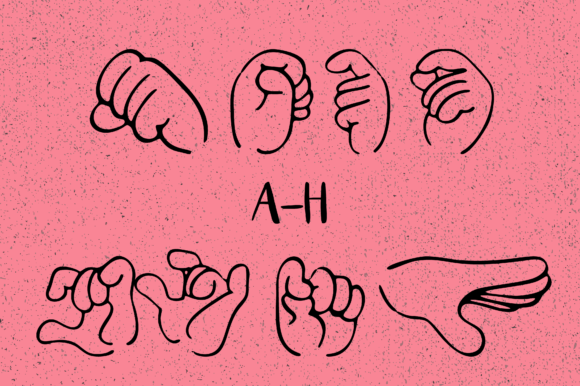 Hands 1.0 Font - Preview 1