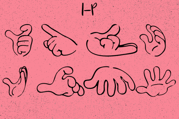 Hands 1.0 Font - Preview 2