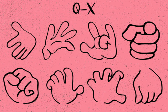 Hands 1.0 Font - Preview 3