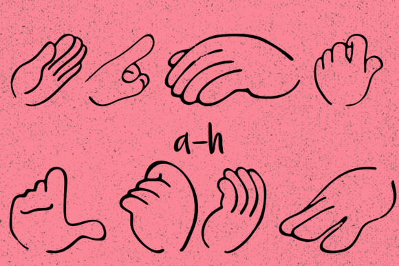 Hands 1.0 Font - Preview 5