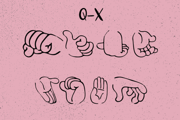 Hands 2.0 Font - Preview 3
