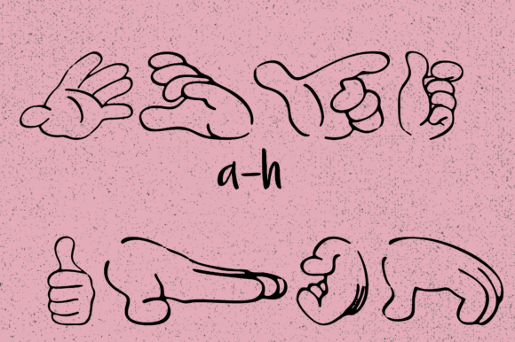 Hands 2.0 Font - Preview 5