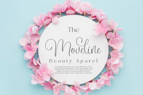 Marcelina Font PNG with transparent background - Preview 5