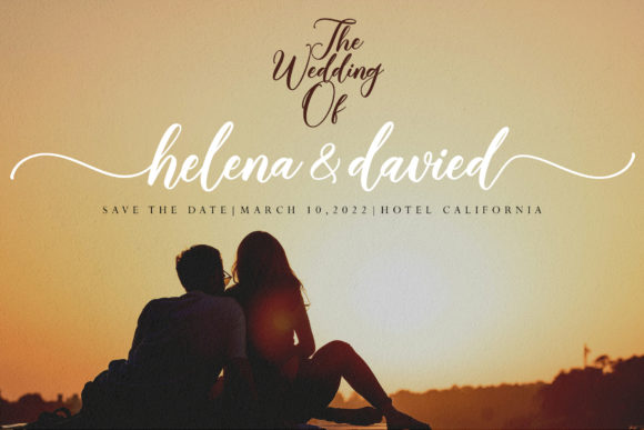 Milenium Script Font PNG with transparent background - Preview 5