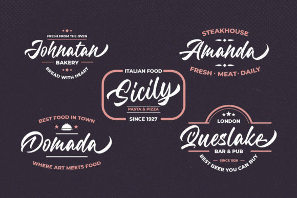 Montsega Font PNG with transparent background - Preview 1