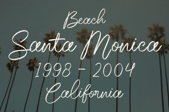 Pacifica Tropics Font PNG with transparent background - Preview 2