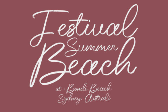 Pacifica Tropics Font PNG with transparent background - Preview 3