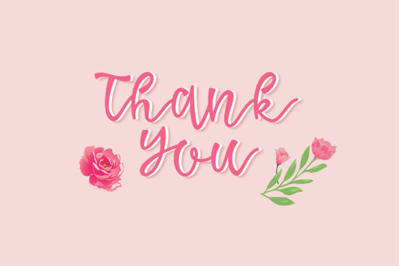 Peony Leaf Font PNG with transparent background - Preview 4