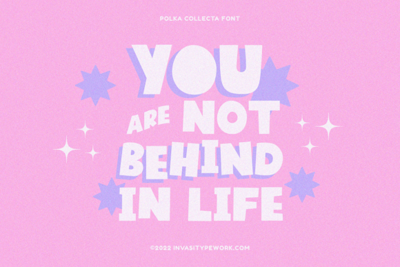 Polka Collecta Font PNG with transparent background - Preview 1