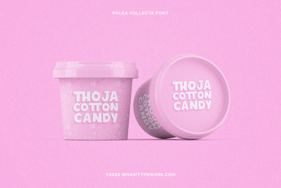 Polka Collecta Font PNG with transparent background - Preview 5
