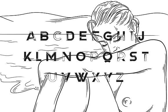Pukas Font PNG with transparent background - Preview 2
