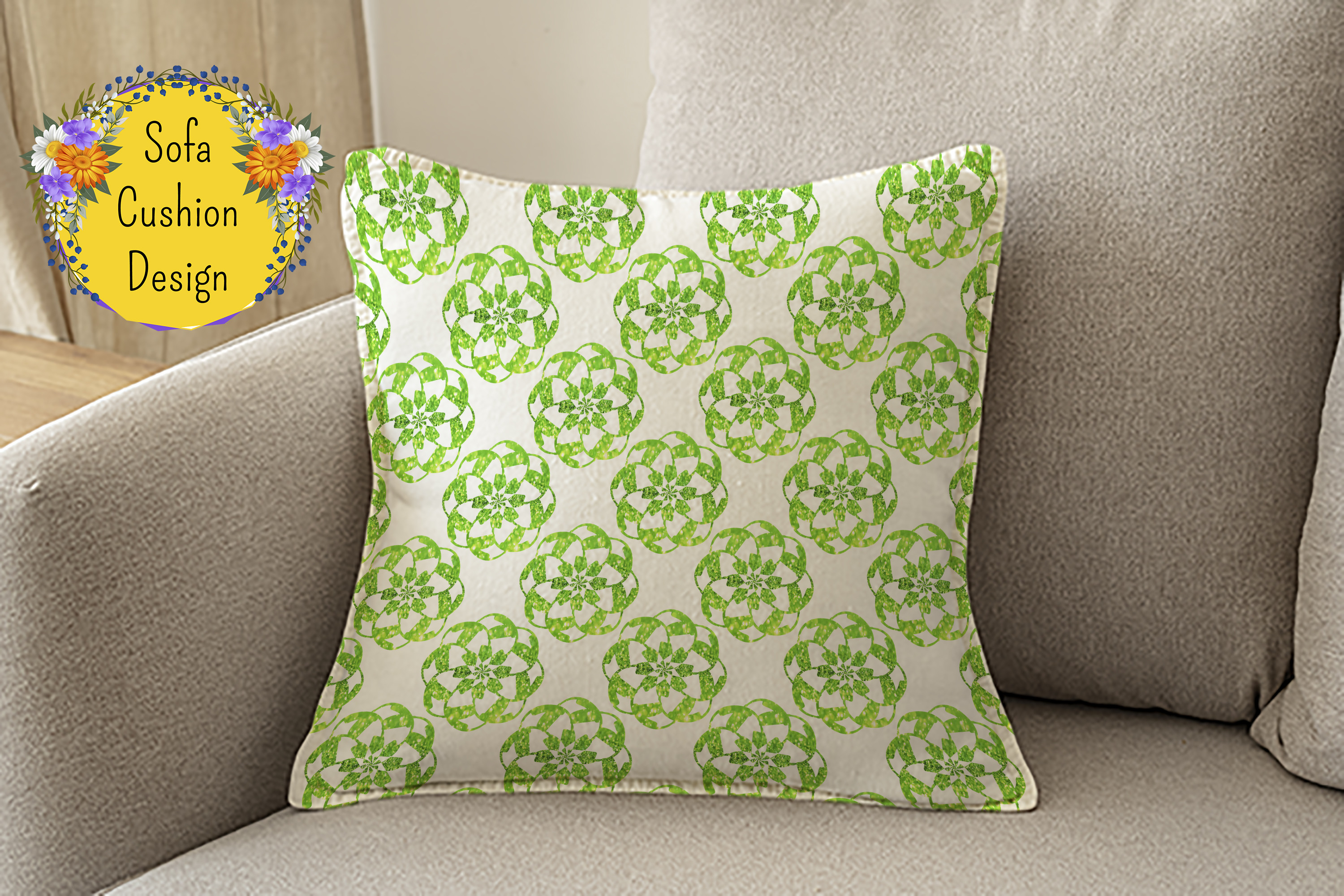 Sofa Cushion Design 40cm&45cm V321 Graphic by Magic Crafter · Creative ...