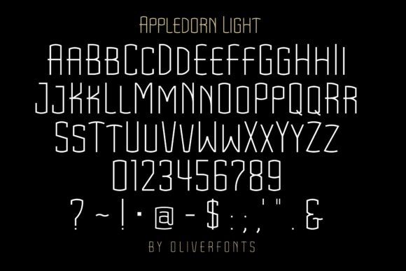 Appledorn Font - Preview 2