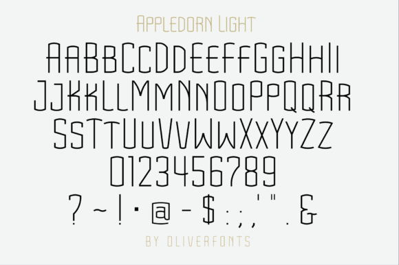 Appledorn Font - Preview 4