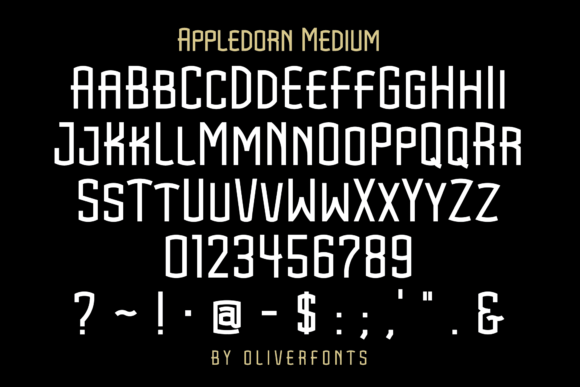 Appledorn Font - Preview 3