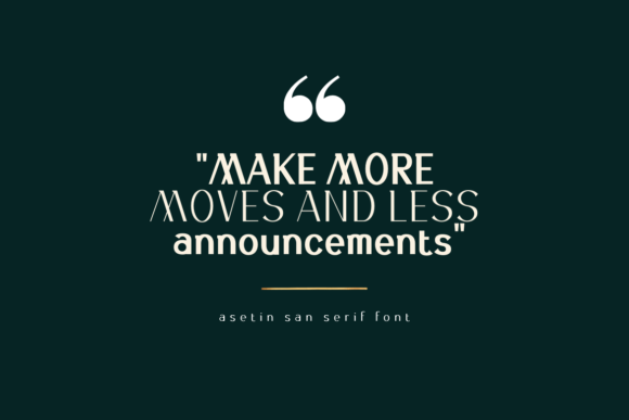 Asetin Font - Preview 5