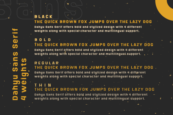 Dahyu Font - Preview 1