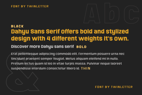 Dahyu Font - Preview 3