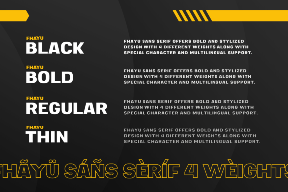 Fhayu Font - Preview 1