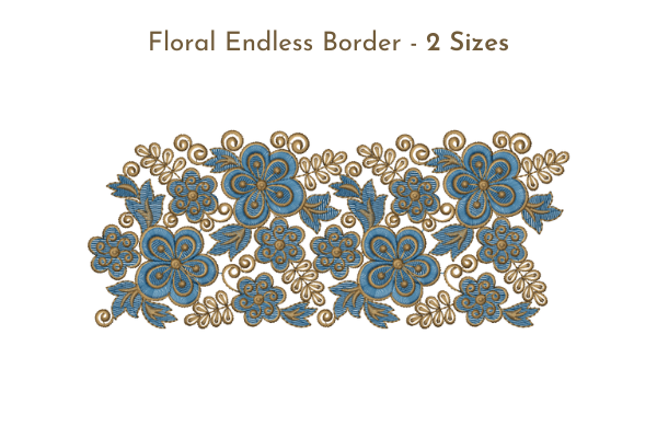 Floral Endless Border