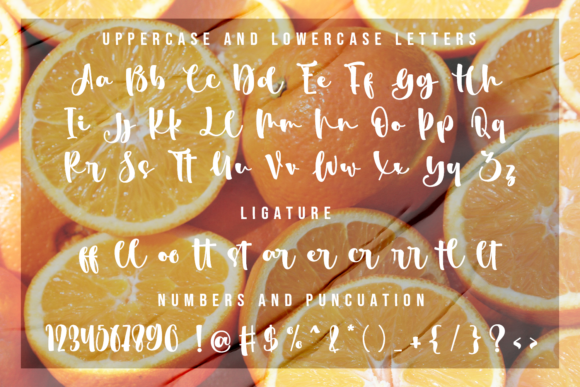 Fresh Orange Font - Preview 3