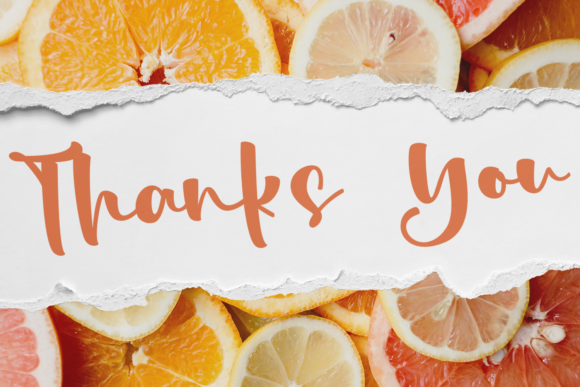 Fresh Orange Font - Preview 4