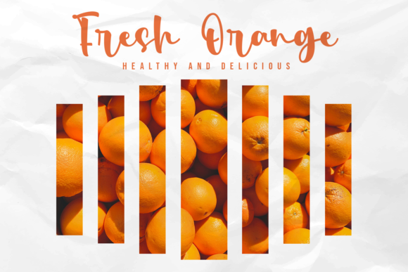 Fresh Orange Font - Preview 6