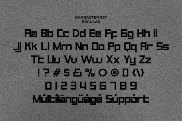 Grandness Font PNG with transparent background - Preview 3