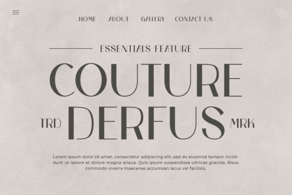 Kasta Font PNG with transparent background - Preview 3