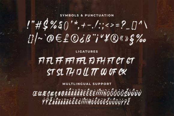 Looks Brush Font PNG with transparent background - Preview 2