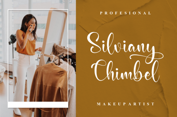Mainches Cantika Font PNG with transparent background - Preview 3