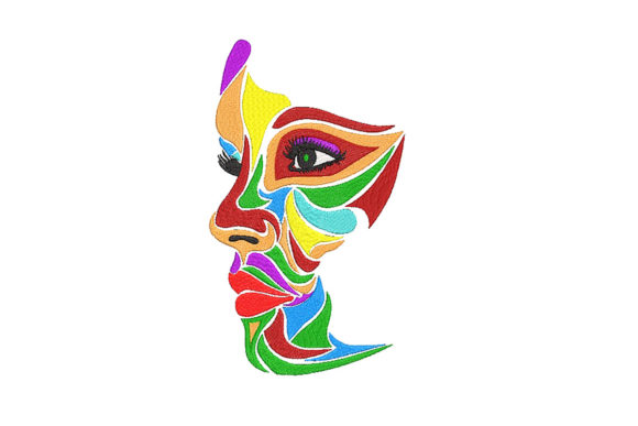 Multicolored Face