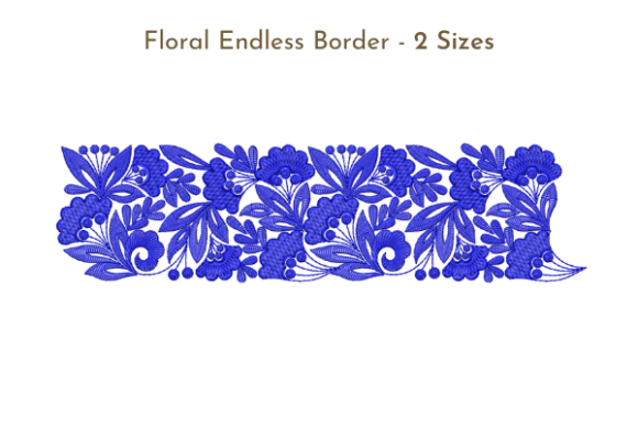 One Color Endless Border
