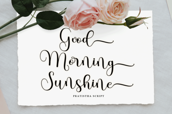 Pratistha Script Font PNG with transparent background - Preview 4