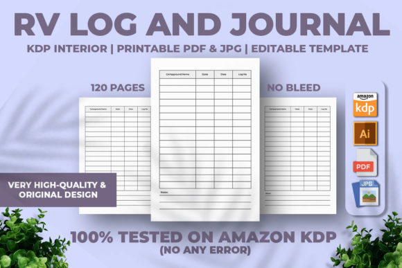RV Log And Journal KDP Interior