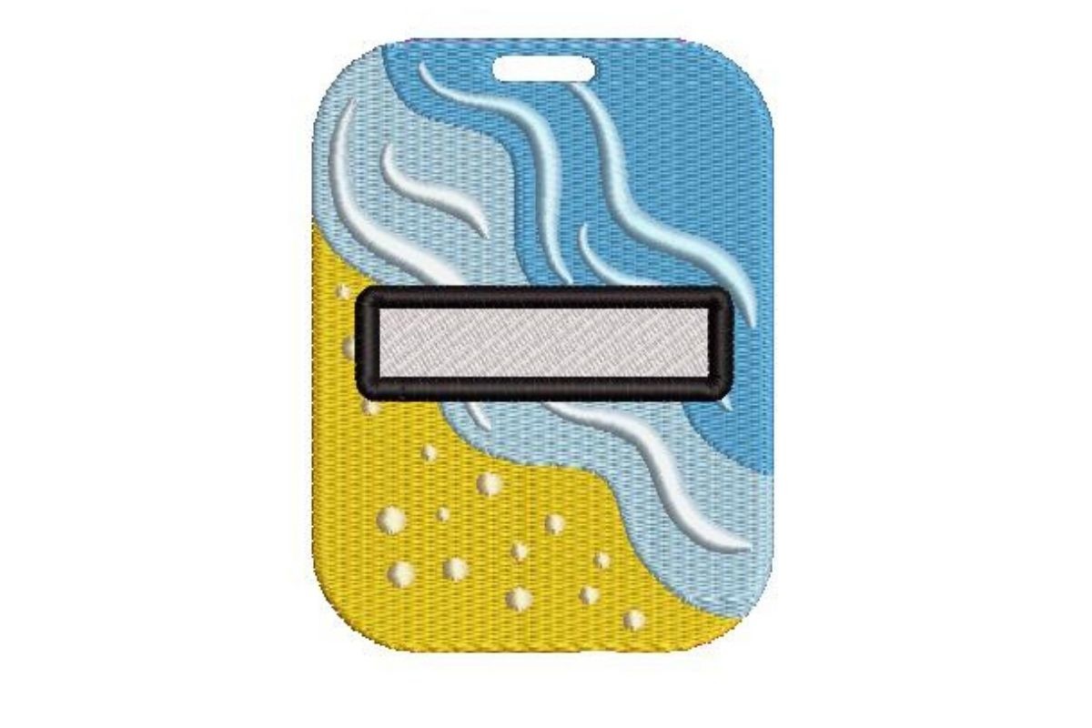 Beach Themed Luggage Tag