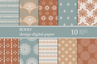 Boho Seamless Digital Paper Graphic by Elena Dorosh Art · Creative Fabrica