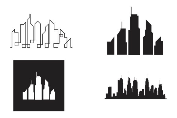 City Skyline Logo Vector