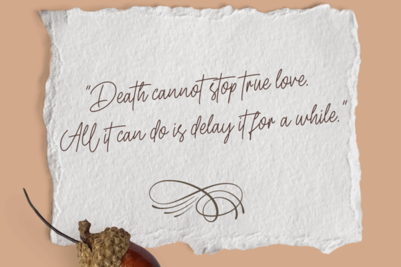 Doria Signature Font PNG with transparent background - Preview 3